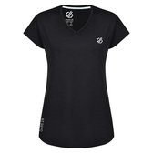 Het Vigilant sportieve, lichtgewicht T-shirt van Dare2B voor dames - dames - zwart