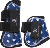 Imperial Riding Peesbeschermerset  Pattern Star - Dark Blue - paard