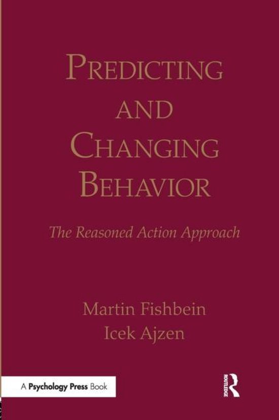 Predicting and Changing Behavior - cover
