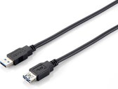 Equip 128399 USB-kabel 3 m USB 3.2 Gen 1 (3.1 Gen 1) USB A Zwart