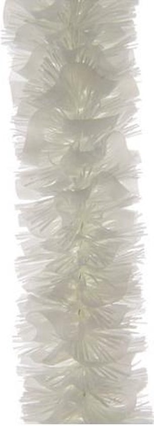 Luxe folie slinger wit 200 cm - Kerstslinger | bol.com