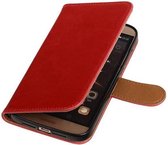 Mobieletelefoonhoesje.nl - Huawei Huawei G8 Hoesje Zakelijke Bookstyle Rood