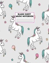 Blank Sheet Music Notebook