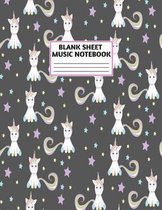 Blank Sheet Music Notebook