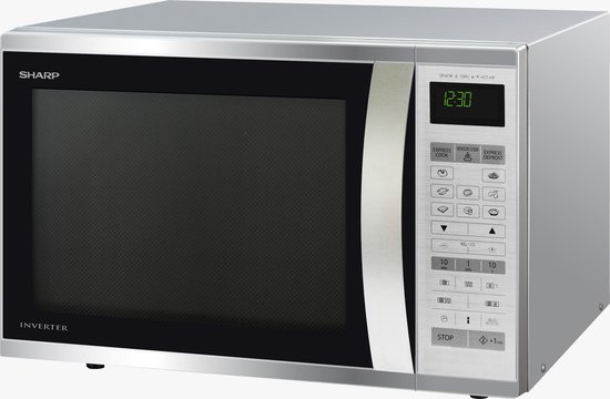 Sharp Home Appliances R-971STW, Comptoir, Micro-onde combiné, 40 L, 1050 W,  Tactile