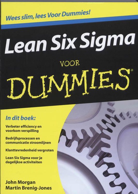 Cover van het boek 'Lean Six Sigma voor Dummies' van Jenny Morgan en John Morgan