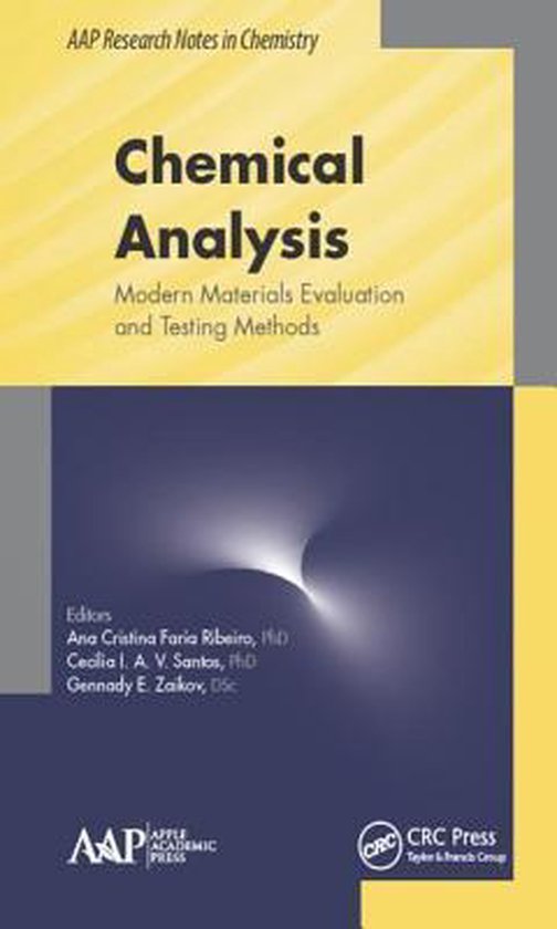 Chemical Analysis 9781771882675 Ribeiro, Ana C. F. Boeken