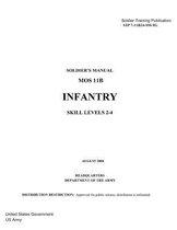 Soldier Training Publication STP 7-11B24-SM-TG Soldier's Manual MOS 11B Infantr