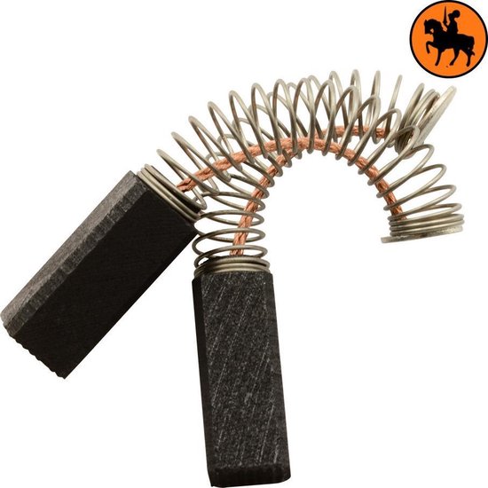 Jeu de balais de charbon pour Casals Sander 2T10 - 6.4x6.4x15mm