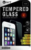 Unit Tempered Glass screen protector voor iPhone 6 / 6S - Wit