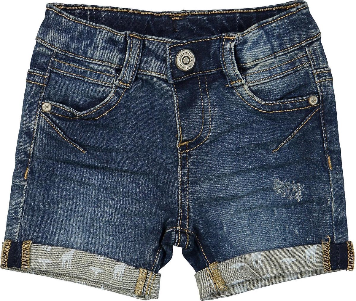 Dirkje Jongens Short - Blue jeans - Maat 104