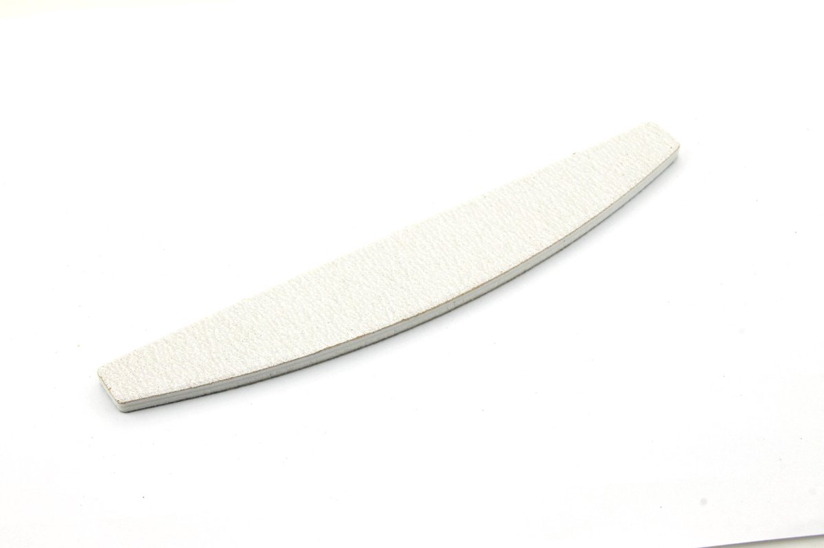 Goedkoopste 50 x Half Moon Zebra Nagel Vijl 100-180 grit