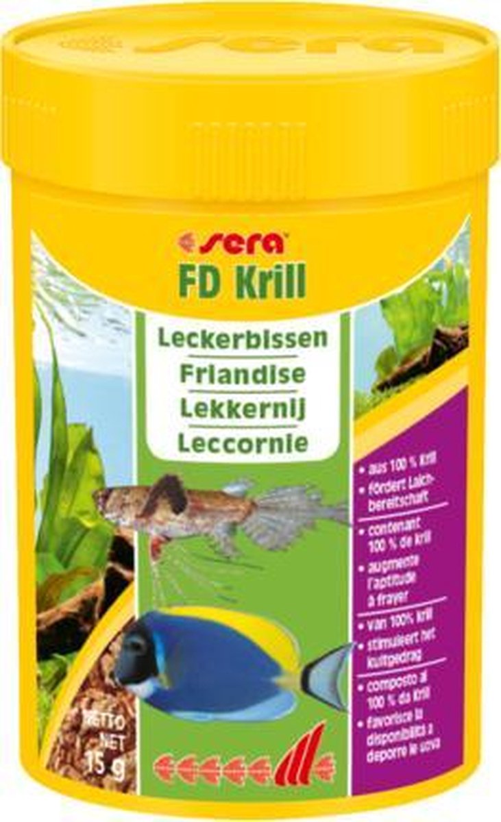 Sera FD Krill 100ml voor hogere vruchtbaarheid