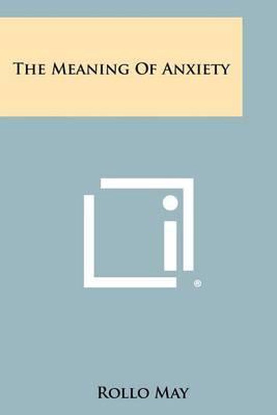 The Meaning of Anxiety - cover