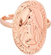 Dielay - Ring Maria - Metaal - One Size - Roségoudkleurig