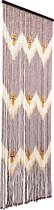 Rideau mouche perles en bois Formosa 90x200