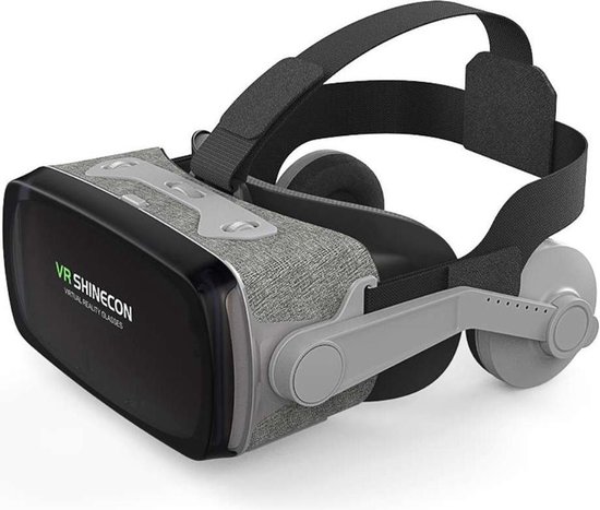 water vreugde Neerduwen VR SHINECON IMAX Virtual Reality Bril met koptelefoon voor 4.7-6 inch -  Grijs | bol.com