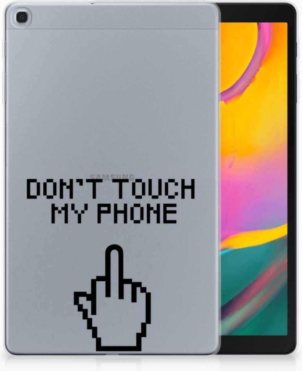 Samsung Galaxy Tab A 10.1 (2019) Print Case Finger Don't Touch My Phone