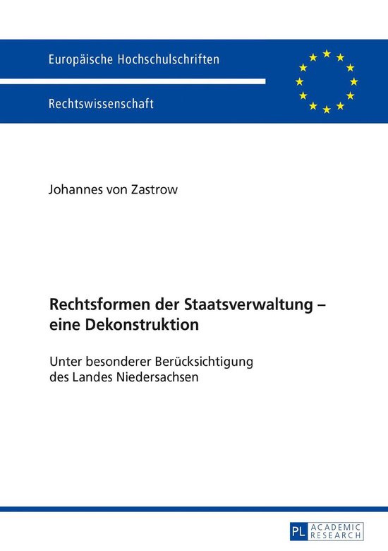 Europaeische Hochschulschriften Recht 5889 - Rechtsformen de ... - cover