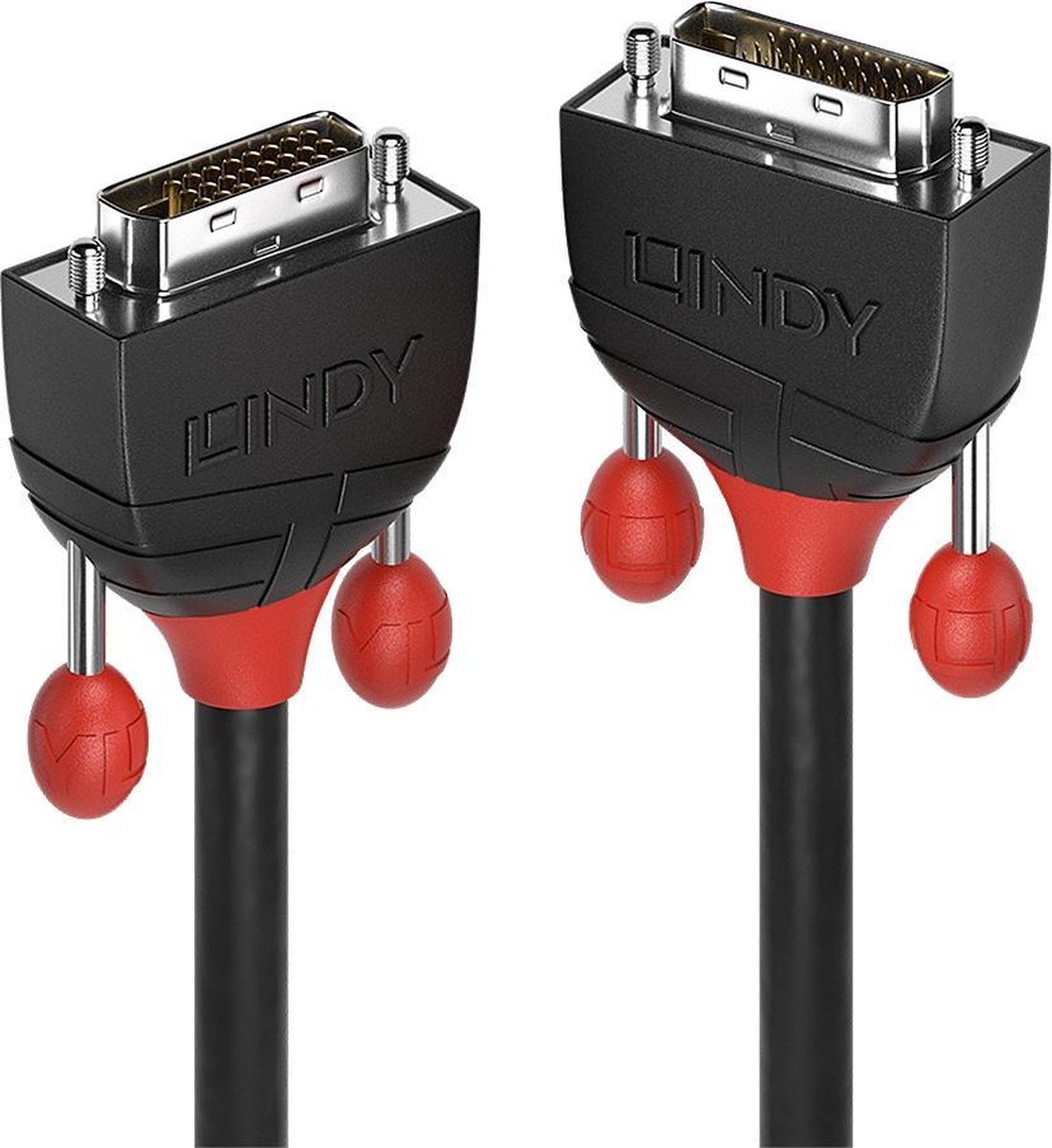 Lindy 36252 2m DVI-D DVI-D Zwart DVI kabel