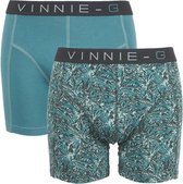 Vinnie-G boxershorts Leaves Print-Light 2-pack