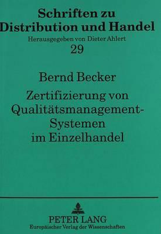 Zertifizierung von Qualitätsmanagement-Systemen im Einzelha ... - cover