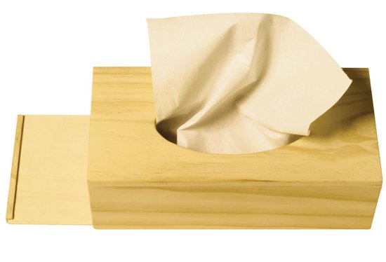 8x Boîte à mouchoirs Graine Créative, bois, à décorer soi-même | bol.com