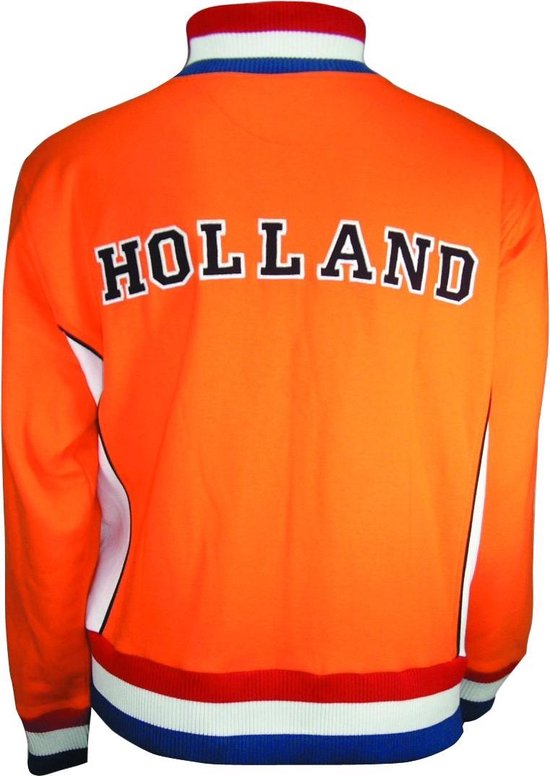 Voorstad Snel graven EK/WK Nederlands Elftal Oranje Voetbal Retro jack met Holland logo - maat  164 | bol.com