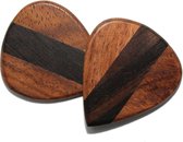 Cocobolo, Ebben houten 2-pack plectrum 3.50 mm