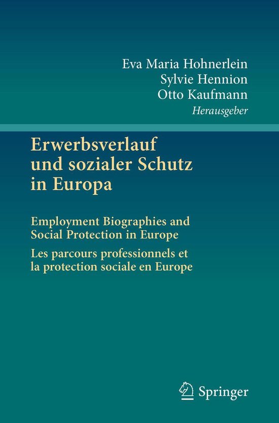 Erwerbsverlauf und sozialer Schutz in Europa - cover