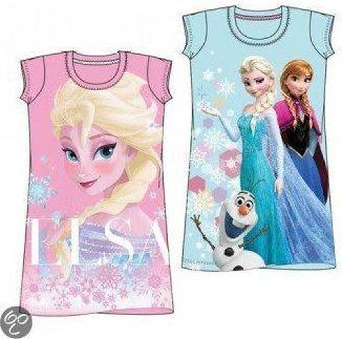 Frozen Nachthemd, Frozen nachtjapon Roze, maat 110 | bol.com