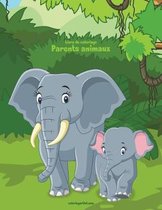 Livre de coloriage Parents animaux 1
