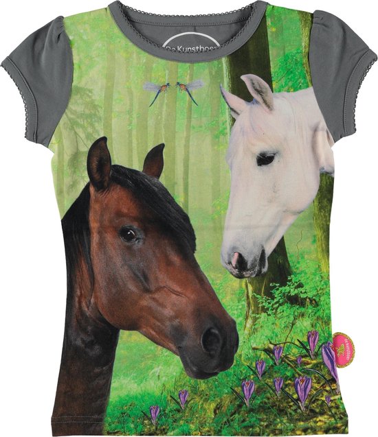 T-shirt Paarden - Paardenshirt - 98-104 | bol.com
