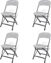 Klapstoelen voor buiten 4 HDPE wit 2 st Klapstoelen voor buiten 4 HDPE wit 2 st