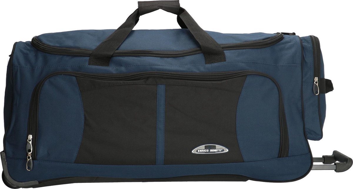Enrico Benetti Orlando 35305 L Reistas / sporttas met wielen 81 liter - navy blauw