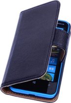 BestCases Stand Zwart Luxe Echt Lederen Book Wallet Cover Nokia Lumia 900