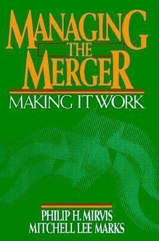 Managing the Merger - cover