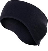 Sporthoofdband voor dames en heren, 2 stuks, oorbeschermers, hoofdbanden, lente/herfst/oorwarmers, hoofdbanden voor joggen, hardlopen, wandelen, fietsen (zwart, grijs