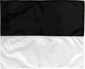 Non-branded Grensrechtersvlag 39 X 32 Cm Zwart / Wit