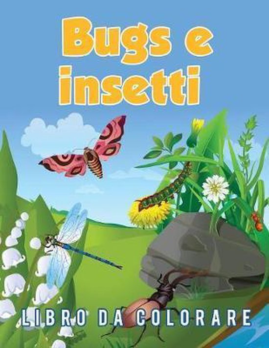 Bugs e insetti Libro da colorare - cover