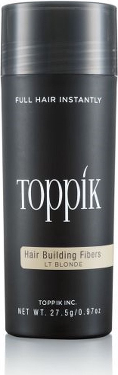 Toppik Hair Building Fibers Lichtblond - 27,5 gram - Cosmetische Haarverdikker - Verbergt haaruitval - Direct voller haar