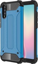 Armor Hybrid Back Cover - Huawei P20 Hoesje - Lichtblauw