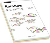 Rainbow A4 gekleurd papier 5x20vel