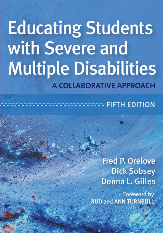 Educating Students with Severe and Multiple Disabilities - cover