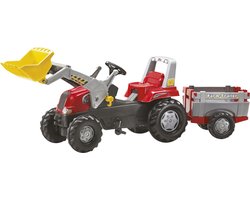 Rolly Toys Rolly Junior RT - Traptractor met Frontlader en Aanhanger