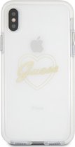 Guess shockproof heart - goud - for iPhone X
