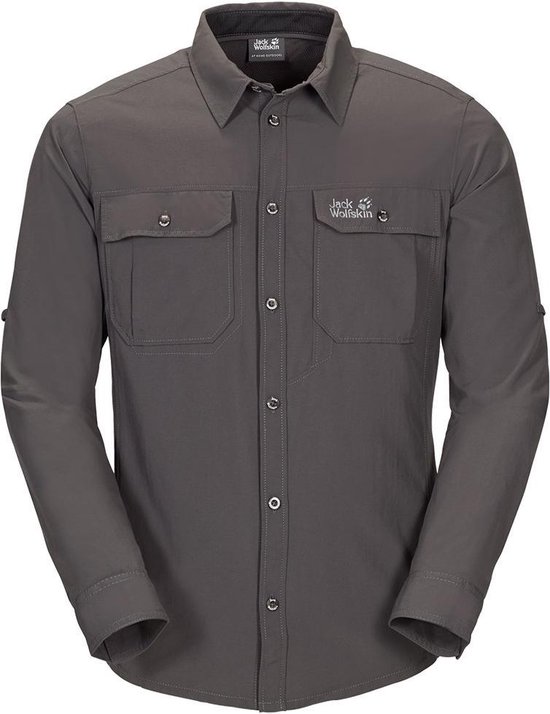 Puur correct Isoleren Jack Wolfskin Mosquito Safari Shirt Men - heren - blouse lange mouw - maat  XL -... | bol.com