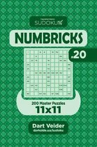 Sudoku Numbricks - 200 Master Puzzles 11x11 (Volume 20)