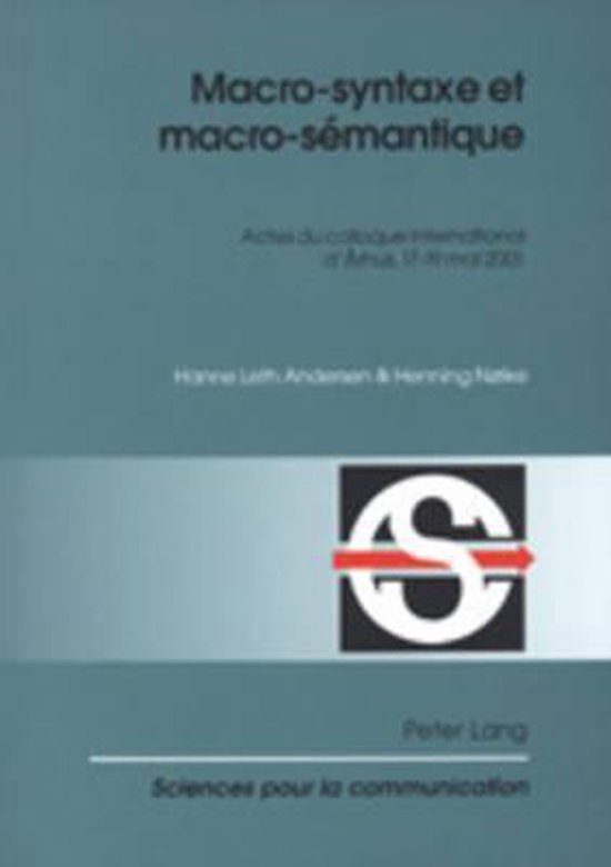Macro-syntaxe et macro-sémantique - cover