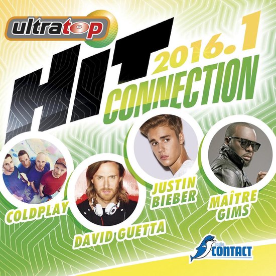 Ultratop Hit Connection 2016.1 CD-hoes met Coldplay, David Guetta, Justin Bieber en Maître Gims.